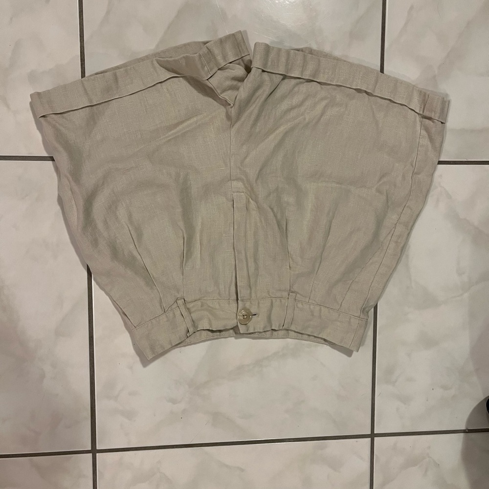 NA-KD linen shorts high waisted 34